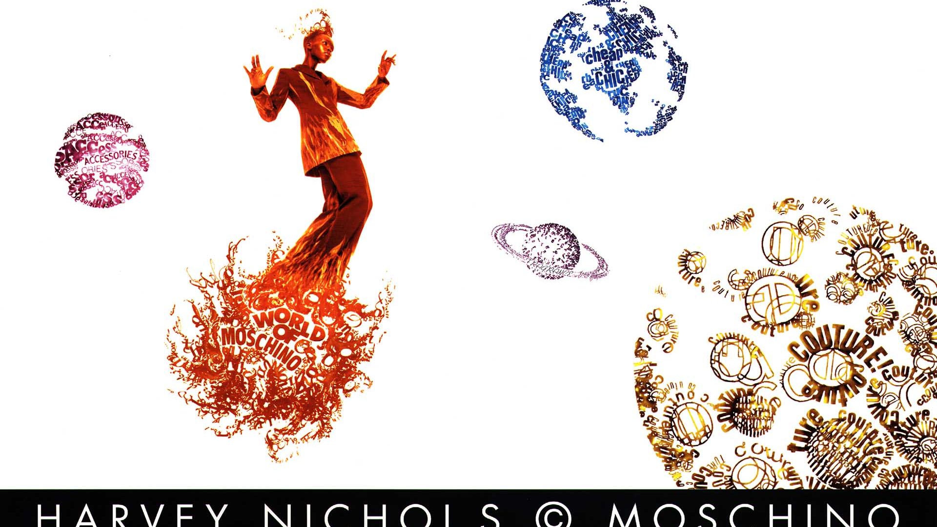 Peter Anderson Studio Moschino & Harvey Nichols Commercial Graphic Art 02