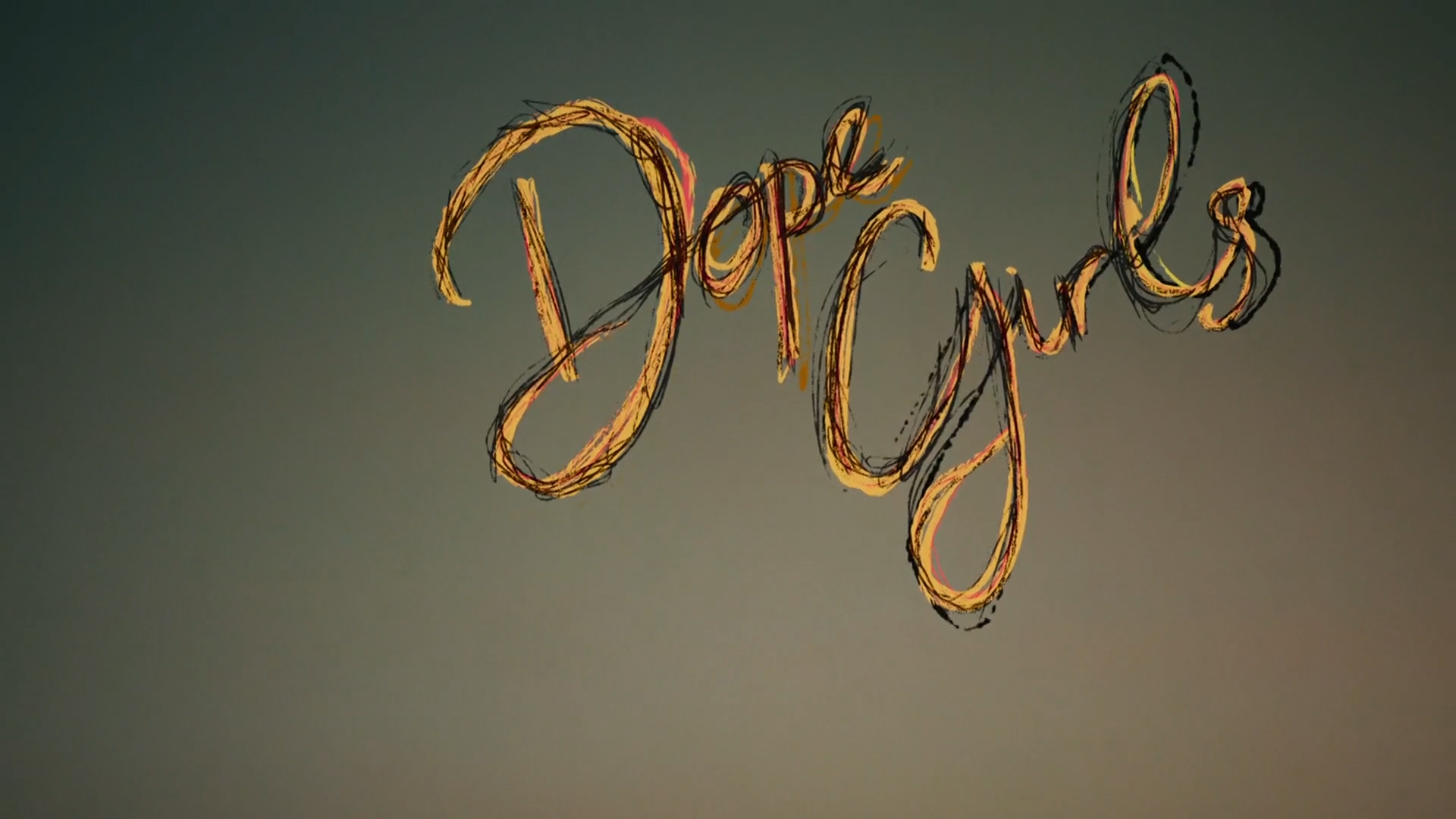 Dope Girls Title Cards by Peter Anderson Studio 02